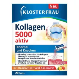 KLOSTERFRAU Collagen 5000 aktīvās granulu nūjas, 20 gab