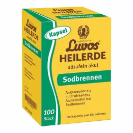 Luvos Healing Clay Ultra Fine Akūtas grēmas kapsulas, 100 gab
