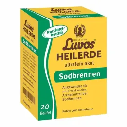 Luvos dziedinošo mālu īpaši smalks akūtu grēmu pulvera maisiņš, 20x6,5 g