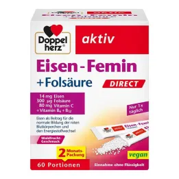 Doppelherz Iron-Femin Direct Granulas, 60 gab