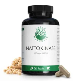 Green Naturals Nattokinase 100 mg kapsulas vegan (365 gab.)