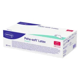 Peha-Soft Latex Protect vienreizējie pārbaudes cimdi nesterilie pf L, 100 gab