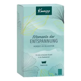 Kneipa vannas kristālu relaksācijas mirkļu dāvanu komplekts, 3x60 g