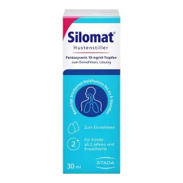 Silomat klepu nomācošs pentoksiverīns 19 mg/ml pilieni, 30 ml