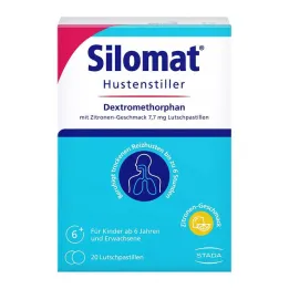 Silomat klepu nomācošs līdzeklis DMP citronu pastiles, 20 gab
