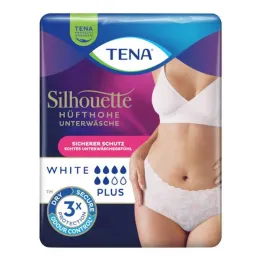 Tena Silhouette Plus L baltas nesaturēšanas bikses, 10 gab