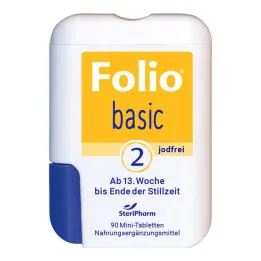 Folio 2 basic bezjodu apvalkotās tabletes, 90 gab
