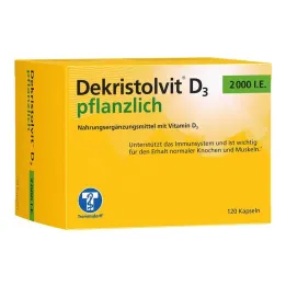 Dekristolvit D3 2000 SV dārzeņu kapsulas, 120 gab