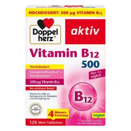 Doppelherz Vitamīns B12 500 tabletes, 120 gab
