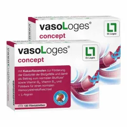 Vasologes koncepta apvalkotās tabletes, 240 gab