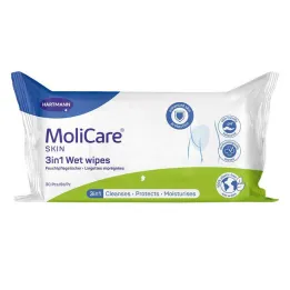 Molicare Skin 3in1 mitrās salvetes, 30 gab