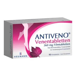 ANTIVENO Vēnu tabletes 360 mg apvalkotās tabletes, 90 tabletes