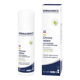 DERMASENCE Chrono retare active.VIT-C nakts kopšana, 50 ml