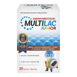 Multilac Synbiotic Junior tabletes, 20 gab