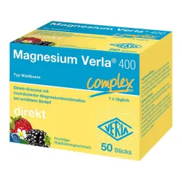 Magnesium Verla 400 Wild Berry Direct Granules, 50 gab