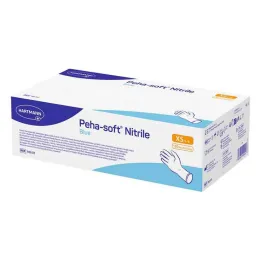Peha-Soft nitrila zilie pārbaudes cimdi nesterilie pf XS, 150 gab
