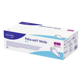 Peha-Soft nitrila zilie pārbaudes cimdi nesterilie pf L, 150 gab