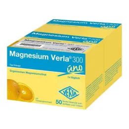 Magnesium Verla 300 Apelsīnu granulas, 100 gab
