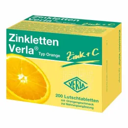 Zinkletten Verla Orange losēnas, 200 gab
