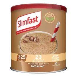 SLIM FAST Powder Cafe au Lait 365 g Pulveris, 365 g