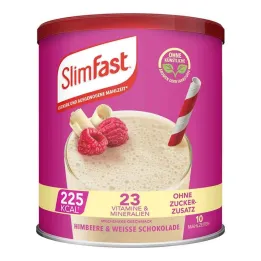 Slim Fast pulveris aveņu + baltā šokolāde, 365 g
