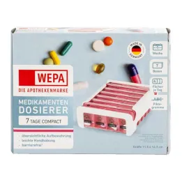 Wepa 7 dienas kompaktais nedēļas žurnāls balts / rozā, 1 gab