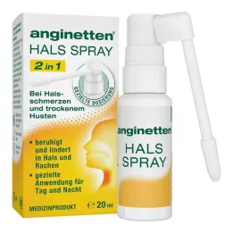 Anginette kakla aerosols 2-in-1 pieaugušajiem, 20 ml