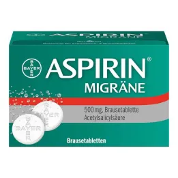 Aspirīna migrēnas putojošās tabletes, 2x10 gab