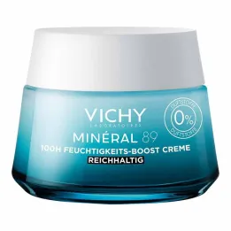 Vichy Mineral 89 krēms bagāts bez smaržas, 50 ml