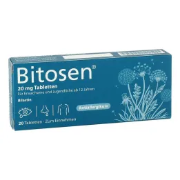 Bitosen 20 mg tabletes, 20 gab