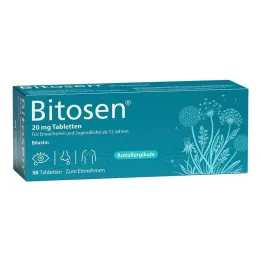 Bitosen 20 mg tabletes, 50 gab