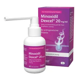 Minoksidils Dexcel 20 mg/ml aerosols lietošanai galvas ādai, 60 ml