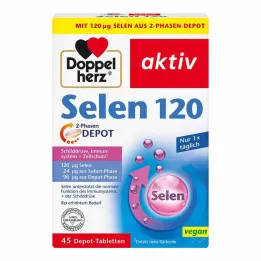 Doppelherz Selenium 120 2-fāzu depo tabletes, 45 gab