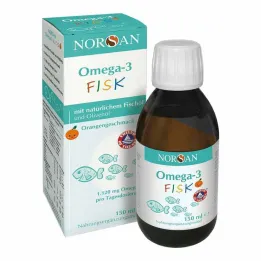 Norsan Omega-3 Fisk bērniem šķidrums, 150 ml