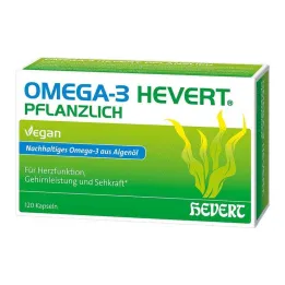Omega-3 Hevert augu bāzes mīkstās kapsulas, 120 gab