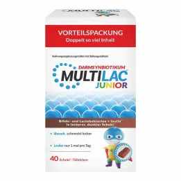 Multilac Synbiotic Junior tabletes, 40 gab