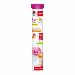 Doppelherz Vitamīns B12 + D3 putojošās tabletes, 15 gab