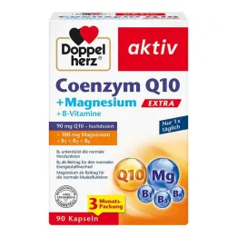 Doppelherz Coenzyme Q10 Extra + Magnija kapsulas, 90 gab