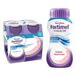 Fortimel 1,5 kcal zemeņu garša (4x200 ml)