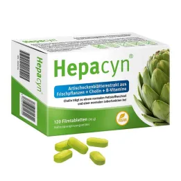 Hepacyn Artichoke Choline apvalkotās tabletes, 120 gab