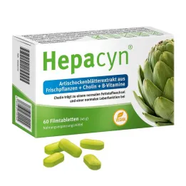 Hepacyn artichoke holīna apvalkotās tabletes, 60 gab
