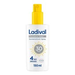 Ladival sausas ādas saules aizsardzības aerosols LSF 30, 150 ml