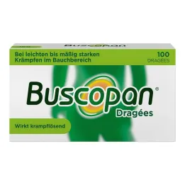 Buscopan dražejas, 100 gab