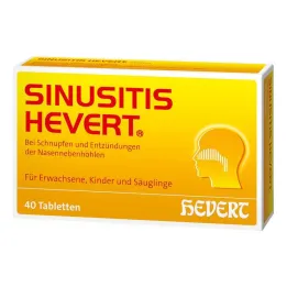 Sinusīts Hevert tabletes, 40 gab