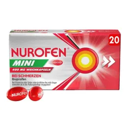 Nurofen Mini 400 mg mīkstās kapsulas, 20 gab
