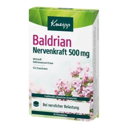 Kneipp Valerian Nerve Power 500 mg apvalkotās tabletes, 30 gab