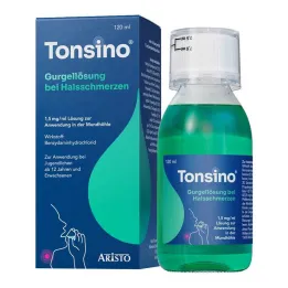 Tonsino skalošanas šķīdums kakla sāpēm, 120 ml