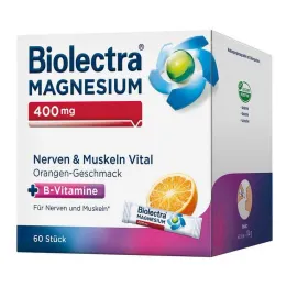 Biolectra Magnesium 400 mg Nerves &amp; Muscles Vital, 60 gab