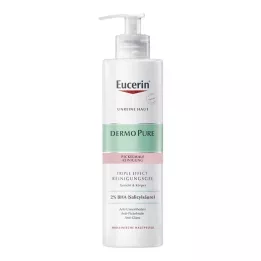EUCERIN DermoPure trīskāršā efekta tīrīšanas želeja 400 ml želeja, 400 ml