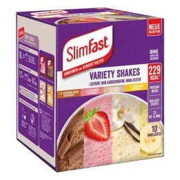 Slim Fast pulvera paraugu iepakojums, jaukts (368 g)